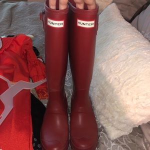 Tall Hunter rain boots